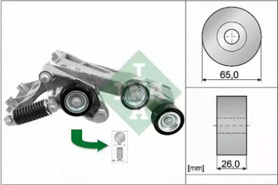 WILMINK GROUP wg1710169 -  Натяжная планка, поликлиновой ремень